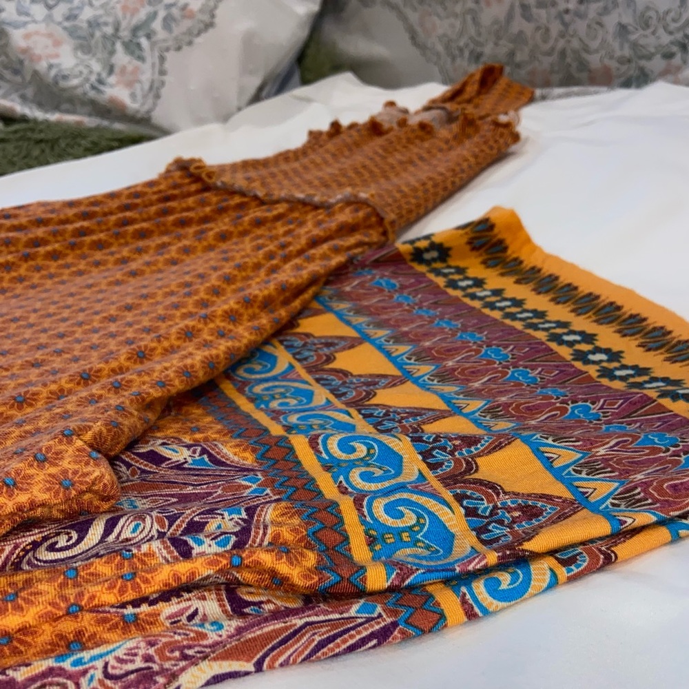 Fever Celosia Orange Mixed-Print Sleeveless Jumpsuit - Picture 6 of 7